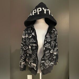 Thick Happy Tree print jacket Size L